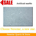Newstar polished silver grey faux marble panels